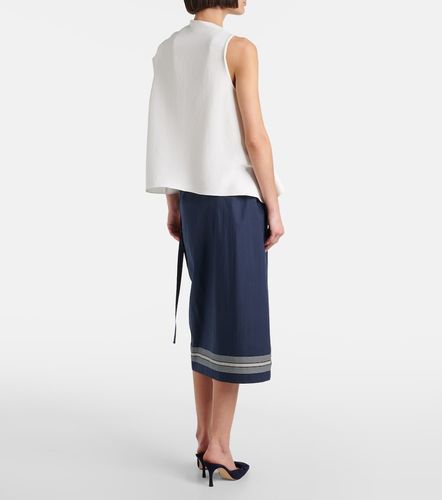 Vince Top asimétrico drapeado - Vince - Modalova