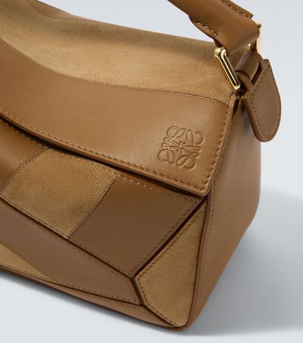 Borsa a spalla Puzzle Small in pelle e suede - Loewe - Modalova