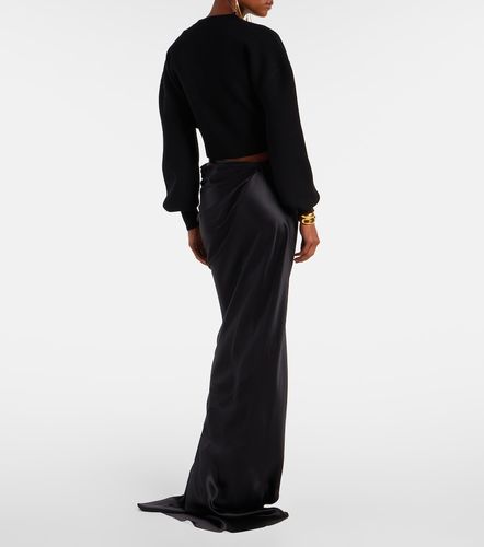 Asymmetric silk satin maxi skirt - Tom Ford - Modalova