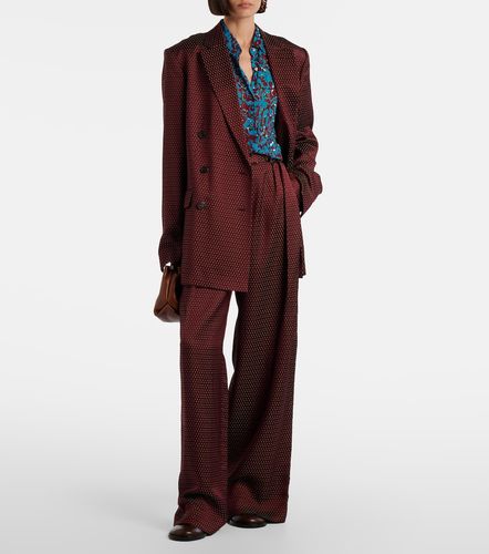 Camisa con lentejuelas estampado - Dries Van Noten - Modalova