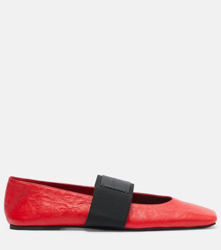 Sliced Square leather ballet flats - Givenchy - Modalova