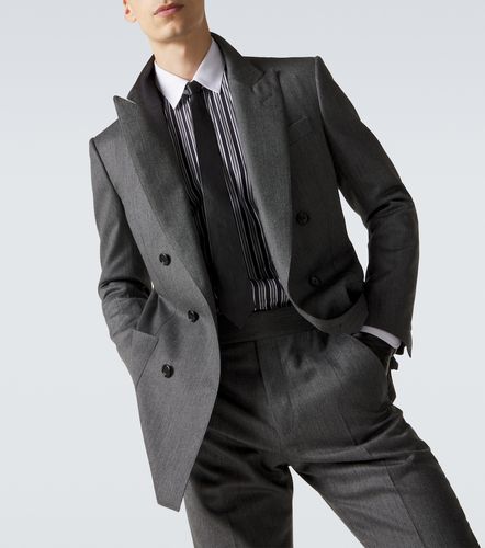 Blazer Mouliné de sarga de lana - Tom Ford - Modalova