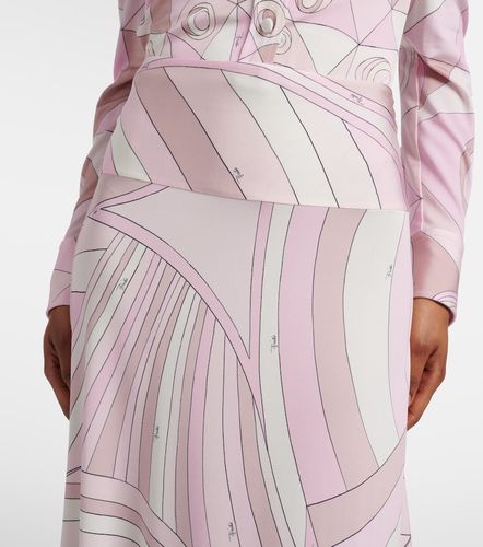 Gonna lunga Iride in jersey satin - Pucci - Modalova