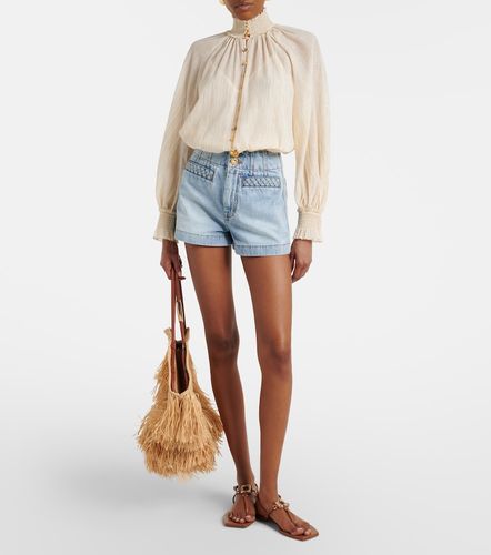 Blusa Aster in misto cotone e seta - Zimmermann - Modalova