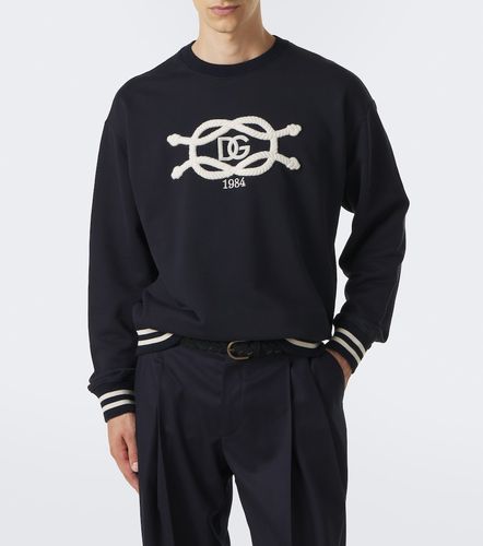 Sudadera bordada con logo - Dolce&Gabbana - Modalova