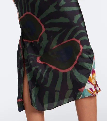 Falda midi estampada - Dries Van Noten - Modalova