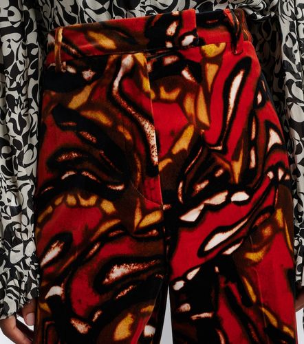 Pantaloni a gamba larga in misto cotone - Dries Van Noten - Modalova