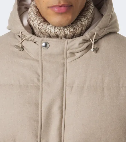 Wool, silk, and cashmere puffer jacket - Eleventy - Modalova