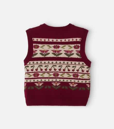 Chaleco Meriam de jacquard de lana - Bonpoint - Modalova