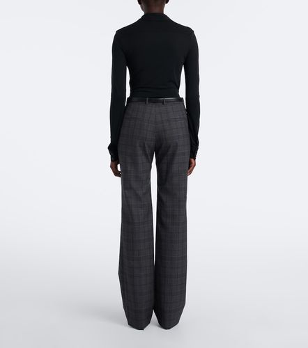 Gucci Checked wool straight pants - Gucci - Modalova
