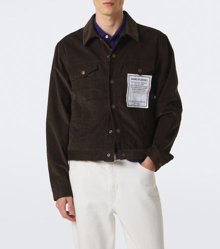 Chaqueta de pana de algodón con parches - Acne Studios - Modalova