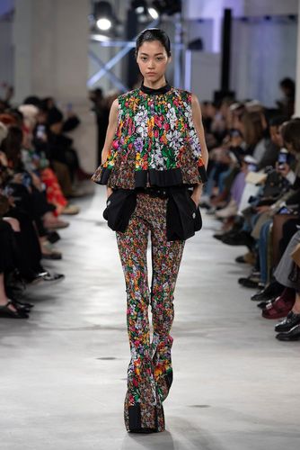 Sacai Bedruckte High-Rise-Hose - Sacai - Modalova