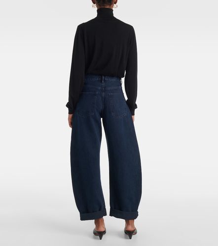 Frame High-Rise Barrel Jeans Bubble - Frame - Modalova