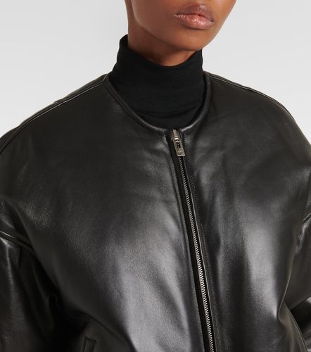 Alaia Leather bomber jacket - Alaia - Modalova