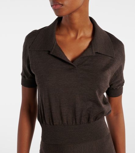 Morgane wool-blend polo shirt - Khaite - Modalova