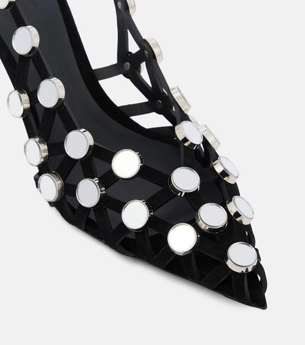 The Attico Mules de piel adornada - The Attico - Modalova
