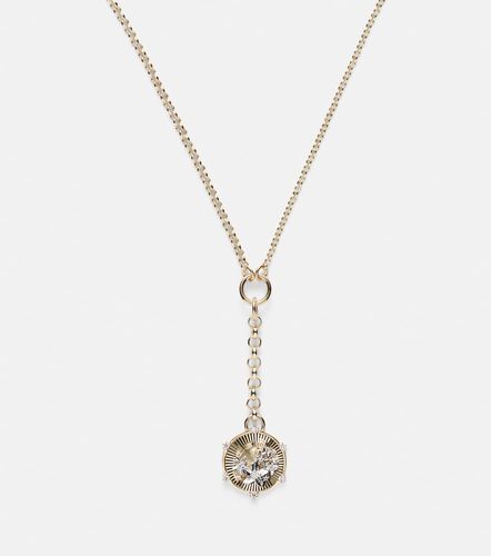 Collar de cadena Resilience Blossoms Small de oro de 18 ct con diamantes - FoundRae - Modalova