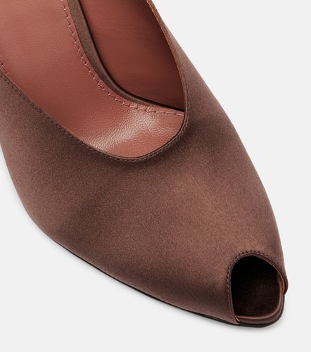 Mules Nina 105 in raso con zeppa - Paris Texas - Modalova