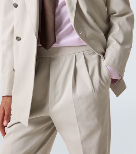 Pantalones rectos de algodón y cachemir - Dunhill - Modalova