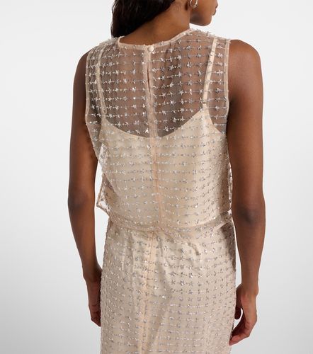 Staud Seraphina sequined tulle top - Staud - Modalova