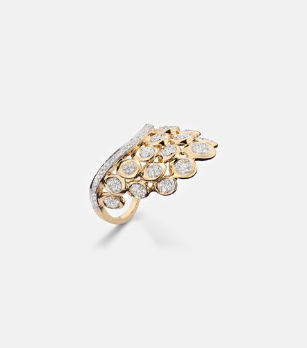 Anillo de oro de 14 ct con diamantes - Rainbow K - Modalova