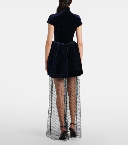 Alaia Polka-dot mesh wide-leg pants - Alaia - Modalova