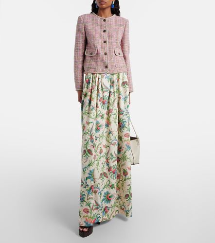 Checked cotton-blend tweed jacket - Etro - Modalova