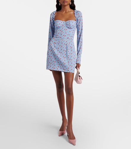 Floral silk-blend minidress - Dolce&Gabbana - Modalova