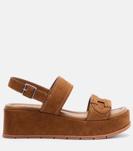 Hogan H703 suede platform sandals - Hogan - Modalova