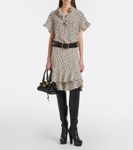 Lola studded leather over-the-knee boots - Chloe - Modalova