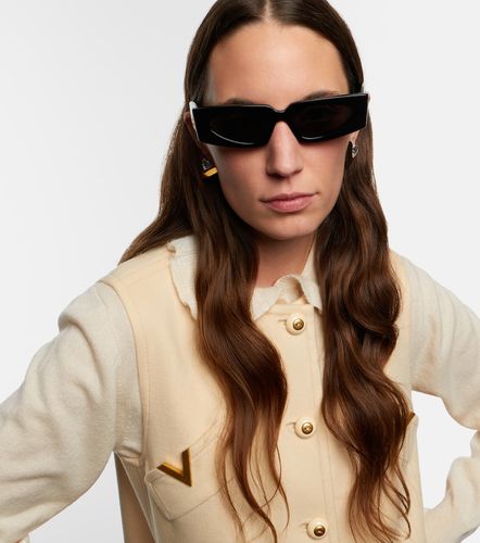 Vain Bold VLogo rectangular sunglasses - Valentino - Modalova