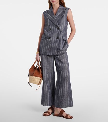 Pantaloni Cresta gessati in lino - 'S Max Mara - Modalova