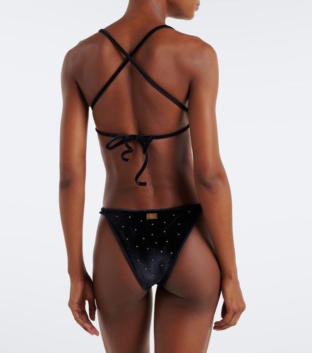 Balmain Embellished velvet bikini - Balmain - Modalova