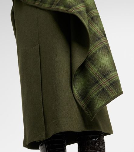 Cappotto in misto lana con sciarpa - The Attico - Modalova