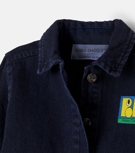 Bebé - camisa de denim con parche - Bobo Choses - Modalova