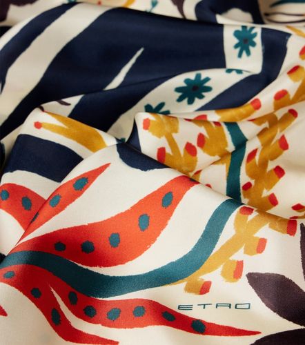 Etro Printed silk twill scarf - Etro - Modalova