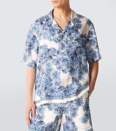 Camisa bowling Couture Seam de sarga de seda - Givenchy - Modalova