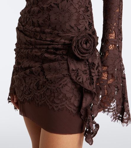 Minikleid Bodita aus Baumwollgemisch mit Spitze - De La Vali - Modalova