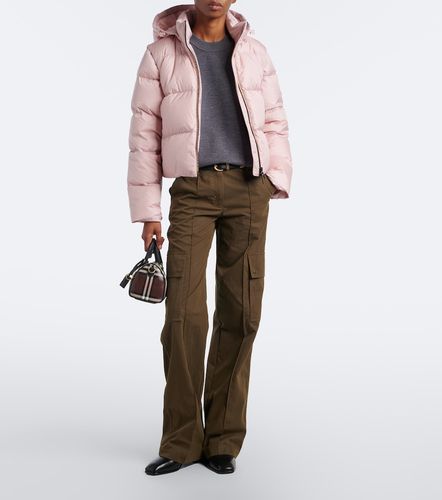 Piumino Check con cappuccio - Burberry - Modalova