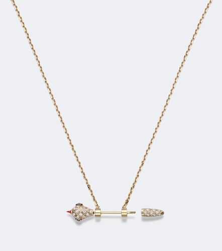 Yvonne Léon Choker Python in 9kt con diamanti, diamanti neri e smalto - Yvonne Leon - Modalova