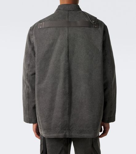Collared Mac coated cotton canvas jacket - Rick Owens - Modalova