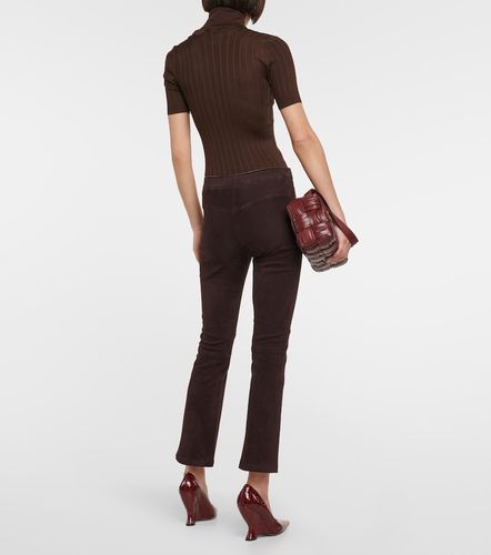 Pantaloni flared JP Twenty in suede - Stouls - Modalova