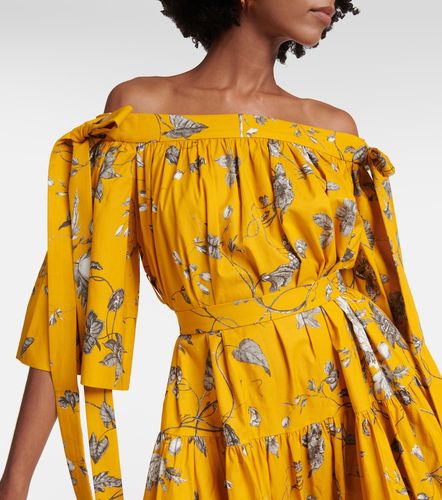 Vestido largo de algodón floral - Erdem - Modalova