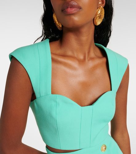 Balmain Wool crop top - Balmain - Modalova
