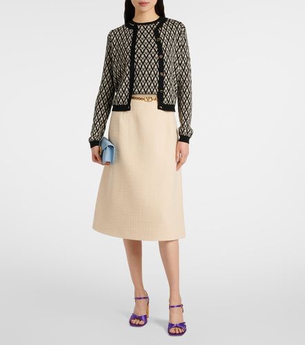 Toute La V virgin wool sweater - Valentino - Modalova