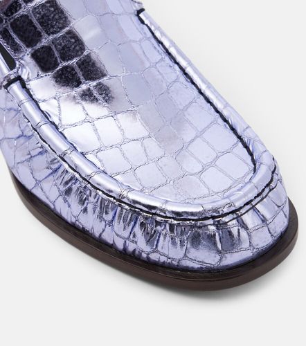 Mocassini in pelle stampata - Dries Van Noten - Modalova