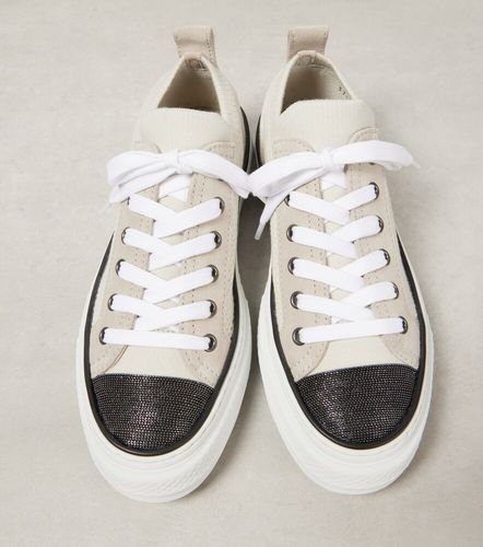 Knitted slip-on sneakers - Brunello Cucinelli - Modalova
