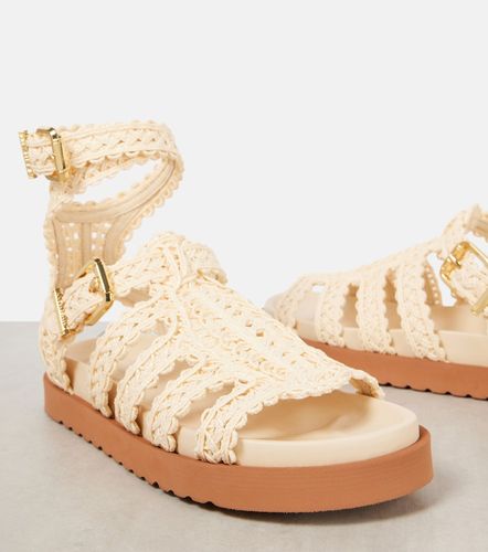 Goldie raffia gladiator sandals - Zimmermann - Modalova