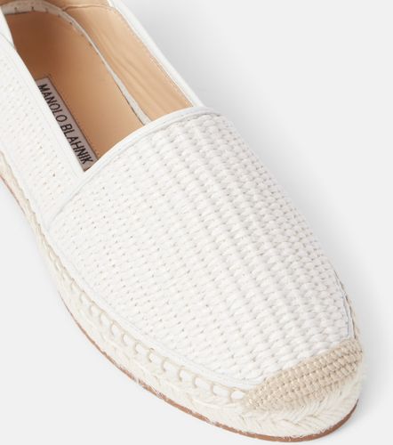 Espadrilles Espadra aus Raffiabast - Manolo Blahnik - Modalova