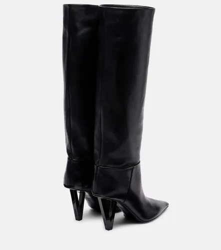 Versace Botas altas 85 de piel - Versace - Modalova